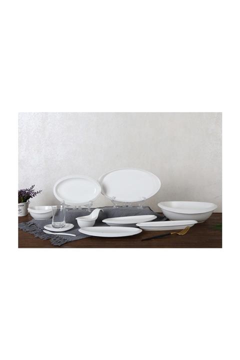 ACAR 45 Parça Porselen Kahvaltı Seti Fma05233