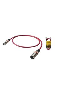 Estello E4004 6 Metre Kırmızı Xlr Erkek -xlr Dişi Pvc Ara Kablo