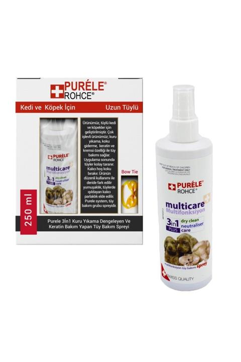 Purele 3in1 Keratinli Kedi Ve Köpek Tüy Bakım Spreyi 250 Ml