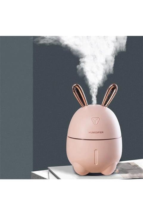 TamamElek Taşınabılır Ultra Sessiz Hava Nemlendirici Sevimli Tavşan Usb Difüzörü