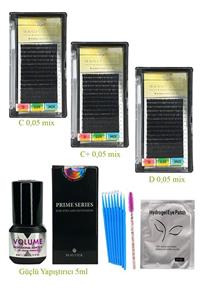 Magic Lash 3 Kirpikli İpek Kirpik Volume Seti