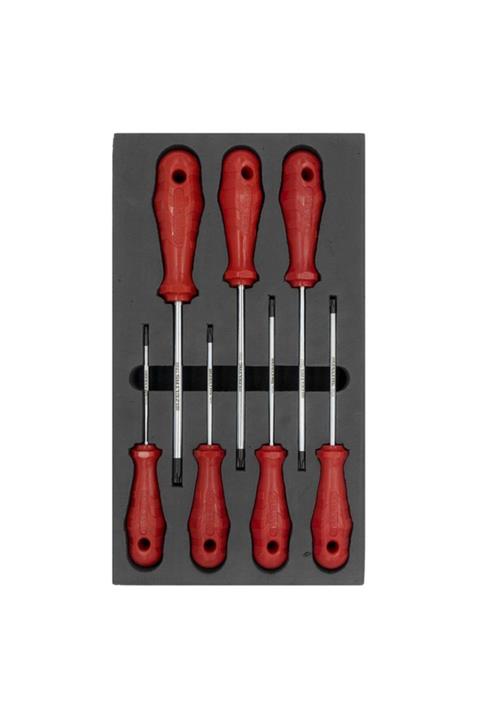 İzeltaş 7'li Delikli Tork Uçlu Tornavida Takımı