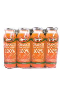 Fruit Drops 100% Orangie Smoothie, 12 Adet,250 ml