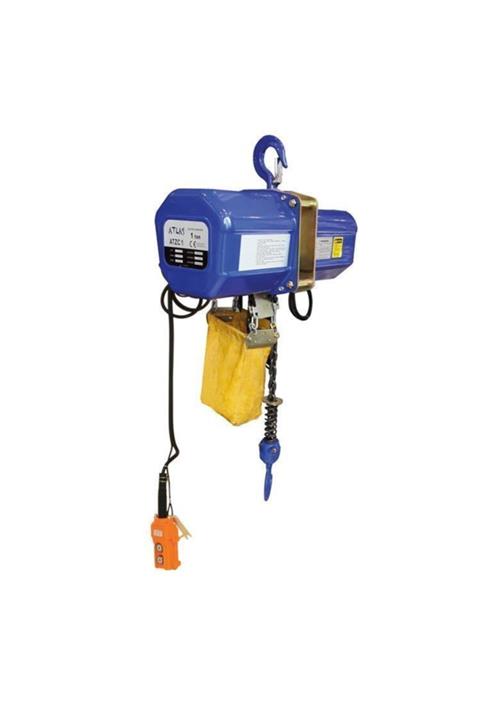 Atlas Atzc1 Elektrikli Zincirli Vinç Trifaze 380 Volt 1 Ton