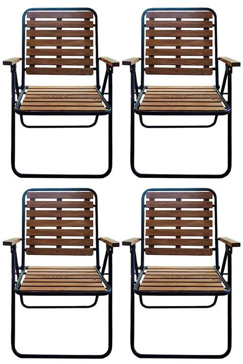 Tedarikcenter Kamp Katlanır Sandalye 4 Adet