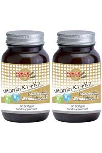 Force Nutrition Vitamin K1 K2 60 Softgel 2 Kutu 120 Kapsül Skt 05-2022