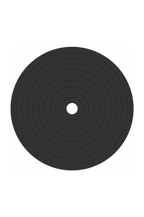 saray lazer Toptan Ahşap Kasnak Halka - 50 Cm - Siyah - 24 Adet