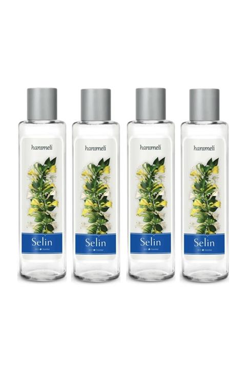 Selin 4 Adet Parfümlü Hanımeli Kolonya Pet Şişe 200 Ml