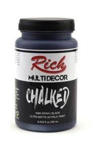 Rich Multi Decor Chalked Akrilik Boya 250ml 4580 Siyah