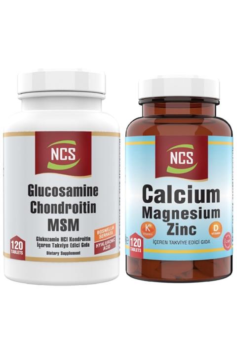 NCS Glucosamine Chondroitin Msm 120 Tablet Kalsiyum Magnezyum 120 Tab