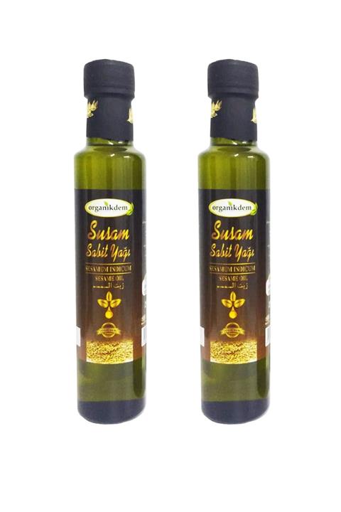 organikdem Susam Yağı Organik Doğal Soğuk Sıkım 2 X 250 Ml