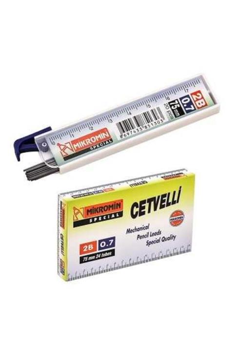 Mikro Min 0.7 Mm Cetvelli Kalem Ucu 75 Mm Uç