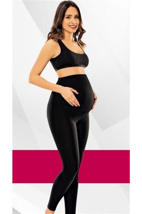 jilly jo Kadın Siyah Hamile Tayt