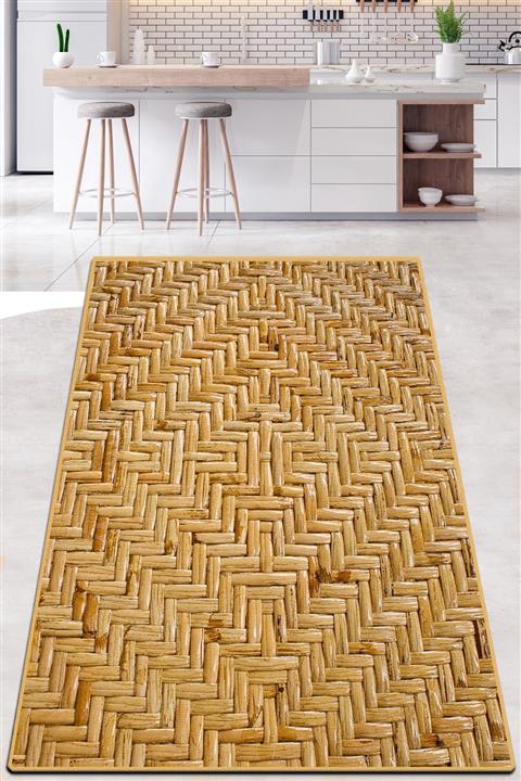 Chilai Home Tetris Mutfak Halısı Yıkanabilir Silinebilir Kaymaz Taban Mutfak Halısı