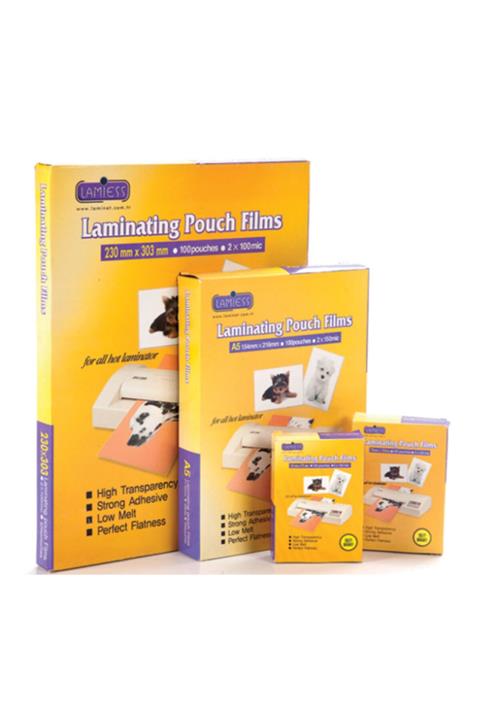 Lamiess 54 X 91 Mm 50 Mıc.polyester Laminasyon Filmi 300'lü
