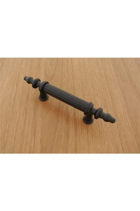 CSK.AKS Siyah Kumru Boy Dolap Vestiyer Kulp Mat 64 mm