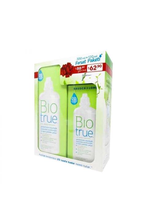 Biotrue Lens Solüsyonu 2 Li Paket 360 Ml+120 Ml