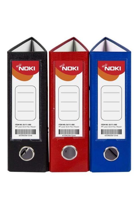 Noki 56111 Plastik Klasör Geniş Telgraf Kırmızı