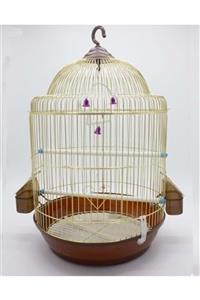 bonisa Bird Cage C301-ag Kuş Kafesi Silindir Pirinç