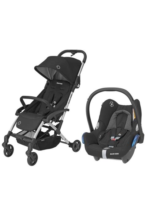 MAXİCOSİ Essential Black Laika2 Travel Sistem Bebek Arabası