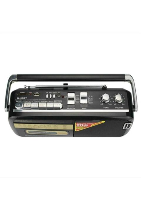 Knstar Nostalji M-50bt Yeni Trend Bluetooth Kaset Çalar Usb+sd+fm Radyo + 90'lık Boş Kaset Hediyeli