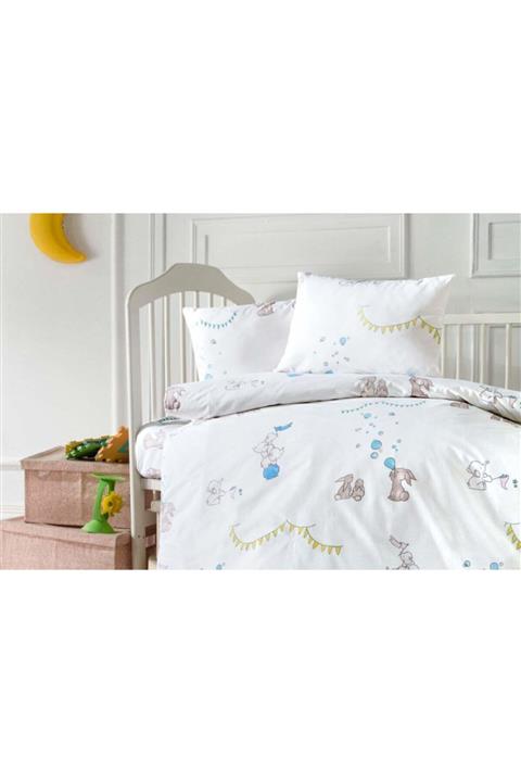 Menderes Home Cotton Collection Ranforce Bebe Çarşaf Yastık Kılıfı Mine Baby