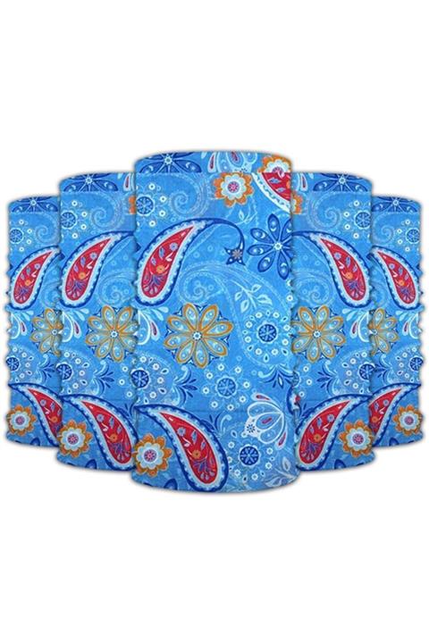 Knmaster Cell Cycle Buff Bandana Boyunluk Maske Saç Bandı 5'li Paket