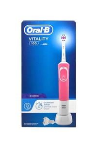 OralB 3d White Pembe Şarjlı Diş Fırçası Vitality 100