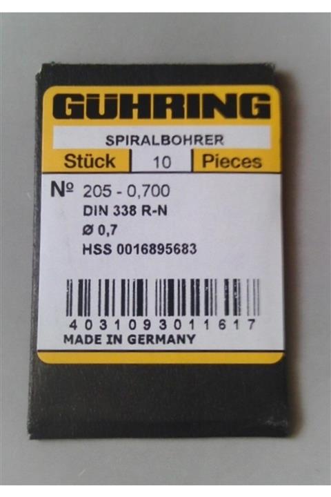 Durbuldum 0.65 Mm Guhring Matkap Ucu