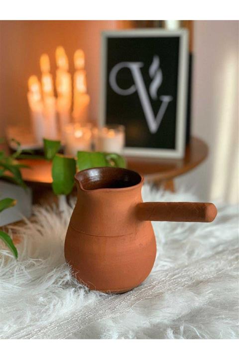 Toprak Ürünler Altı Kişilik Toprak Cezve