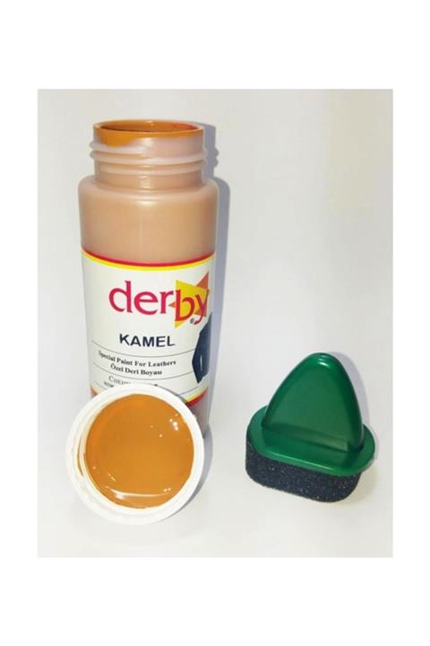 Derby Mont Direksiyon Koltuk Deri Boyası 100ml, Kamel