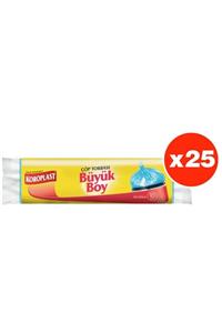 Koroplast Güçlü Büyük Boy 10lu Çöp Torbası X 25 Paket (65*80 Cm)