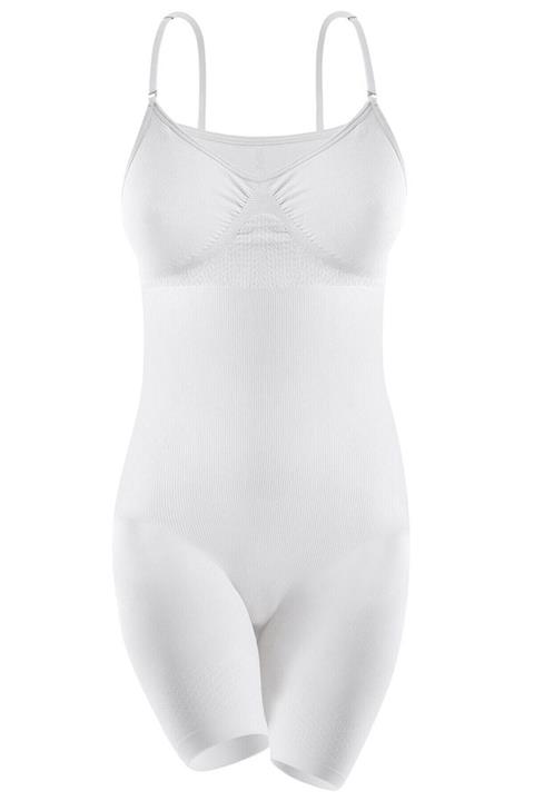 by HW Kadın Beyaz Doğum Sonrası Masaj Özellikli Boxer Boy Vücut Korse