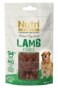 Nutri Canin Natural Dog Snack Lamb Cubes Kuzulu Köpek Ödül 80 Gr X 2 Paket