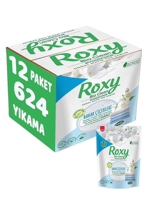 Dalan Roxy Bio Clean Matik Sabun Tozu 1.6kg Bahar Çiçekleri (12 Li Set) (624 Yıkama)