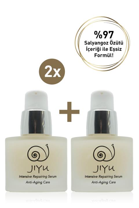 JIYU Kırışıklık Önleyici Yaşlanma Karşıtı Salyangoz Özlü Anti-aging Serum 2'li Set Fırsatı 2 X 30ml.