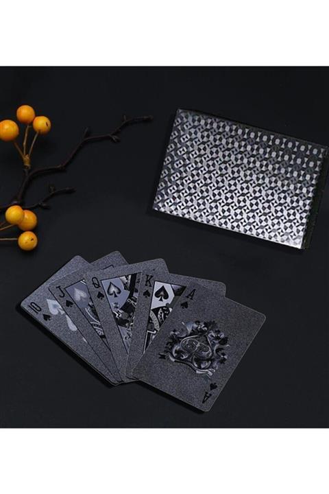 April Gift Siyah Kaplama Iskambil Oyun Kartı Gm-4076 4