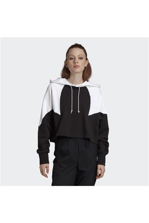 adidas Kadın Siyah Large Logo Sweatshirt