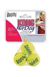 Kong Air Squeaker Tenis Topu XSmall Köpek Oyuncağı 3 Adet 4 cm