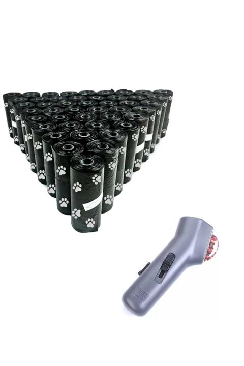 Kyrotech Köpek Kaka Poşeti 32'li Eko Set Kedi Dışkı Torbası (480 Adet) Köpek Mama Atıcı Oyun Tabancası