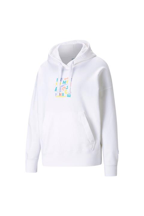 Puma DOWNTOWN GRAPHIC Kadın Kapüşonlu Sweatshirt