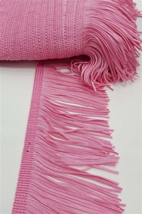 Hobigram Pembe Saçak Şerit Püskül 8 cm 1 mt