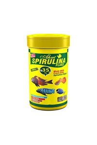 Ahm Spirulina Flake Bitkisel Ciklet Pul Balık Yemi 1000ml