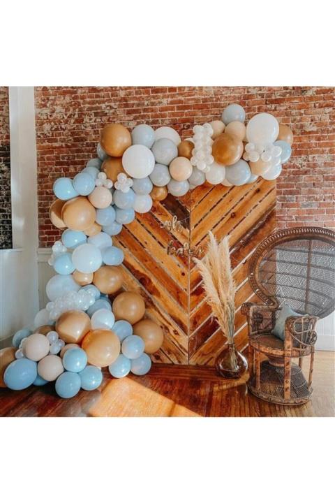 selens party Pastel Balon Konsept Zincir Balon Zincir 60 Adet