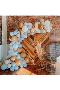 selens party Pastel Balon Konsept Zincir Balon Zincir 60 Adet