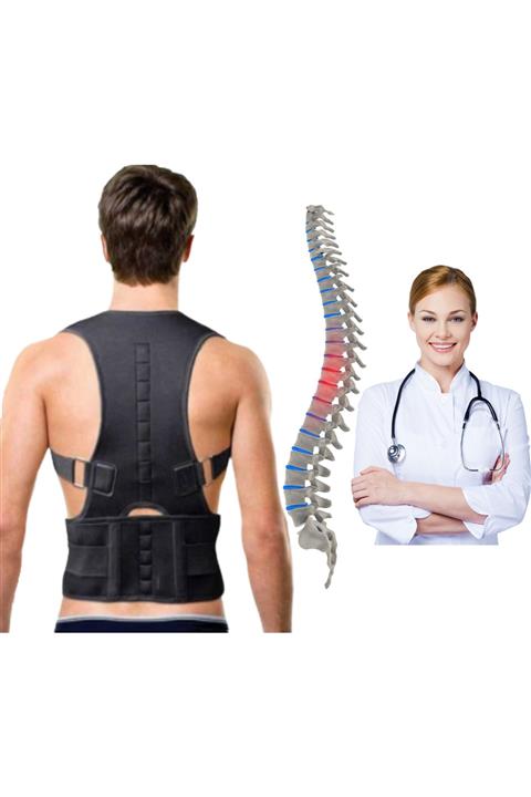 ipekbazaar Medikal Kadın Erkek Dik Duruş Korsesi Kamburluk Önleyici Kifoz Skolyoz Korse Sırt Korsesi