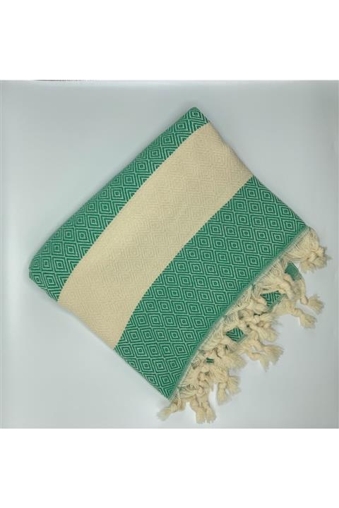 Cotton & Beyond Yeşil Elmas Peştemal