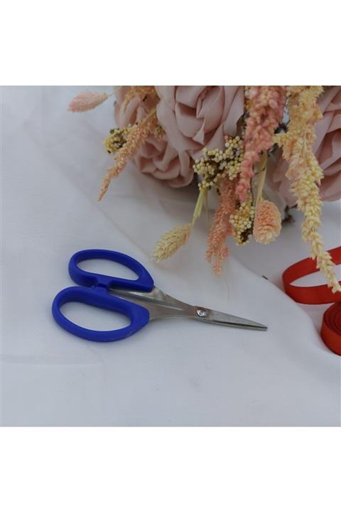 Aker Hediyelik Mavi Dikiş Makası Mavi Renkte Iplik Makasları 10cm X 5cm Makaslar
