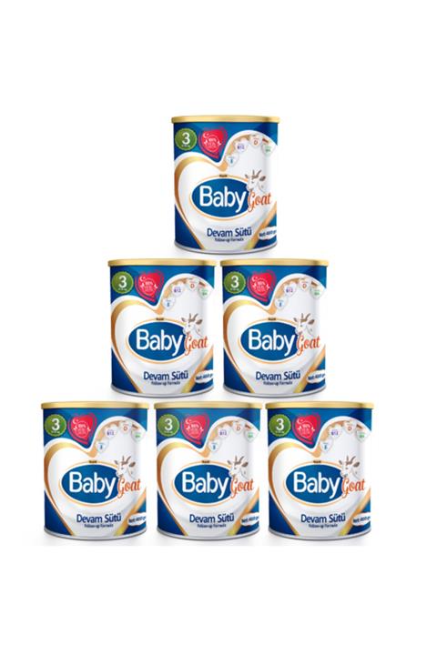 Baby Goat 3 Keçi Sütü Bazlı Devam Sütü 400 gr X 6 Adet