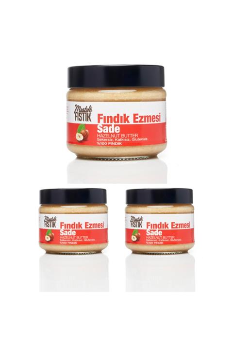 Mıstık Fıstık Sade Fındık Ezmesi 3'lü